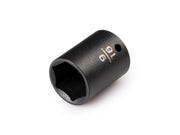 1/4 Inch Drive x 9/16 Inch Shallow 6-Point Impact Socket