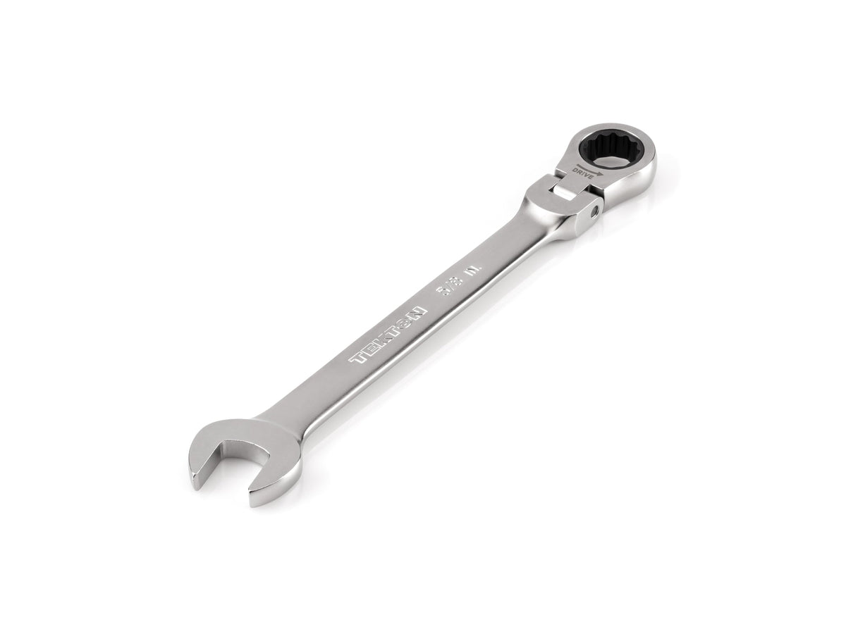 5/8 Inch Flex Head 12-Point Ratcheting Combination Wrench