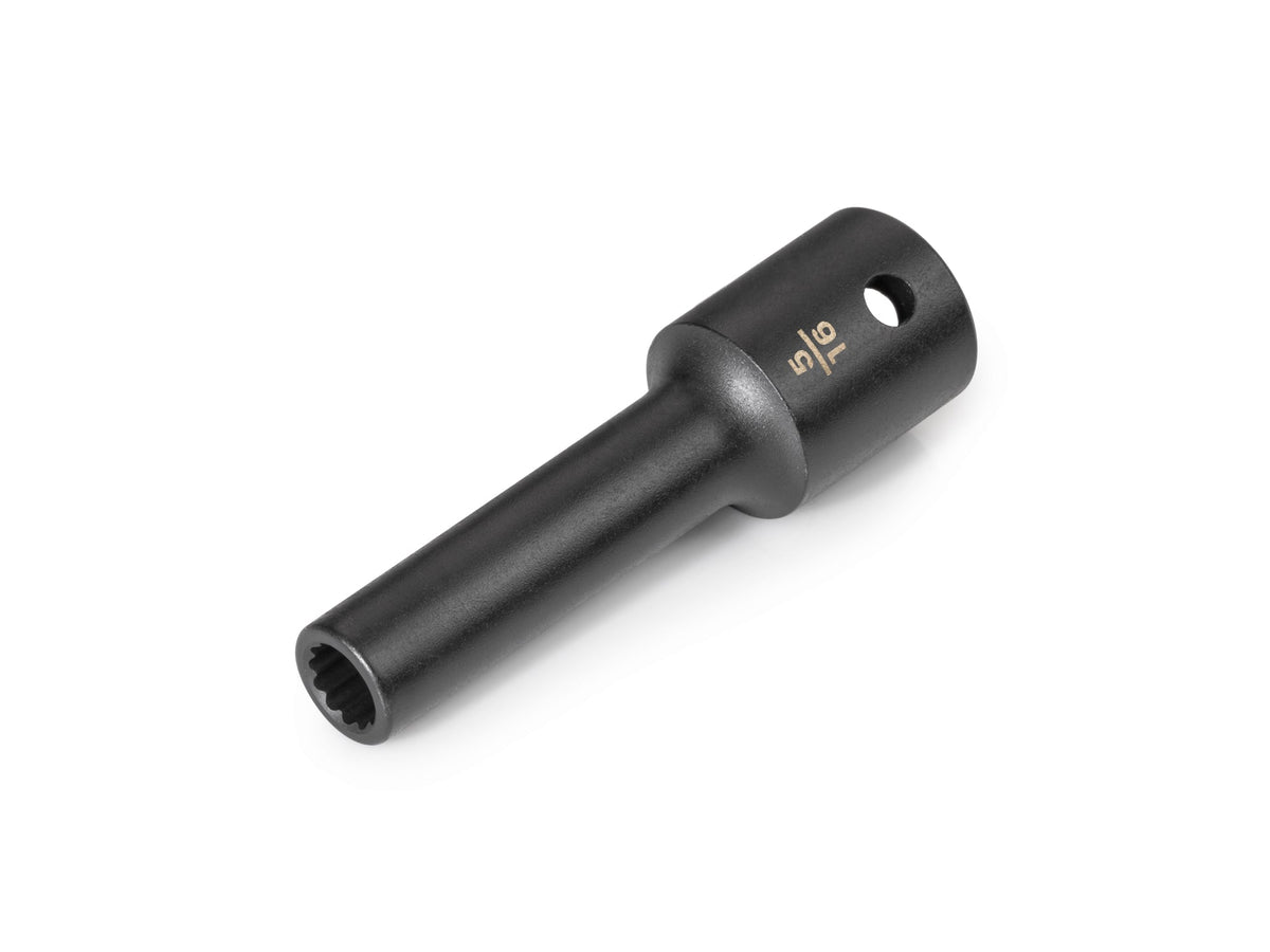 1/2 Inch Drive x 5/16 Inch Deep 12-Point Impact Socket