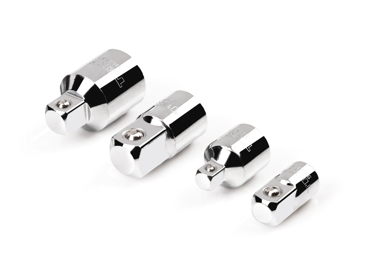 1/4, 3/8, 1/2 Inch Drive Adapter/Reducer Set (4-Piece)