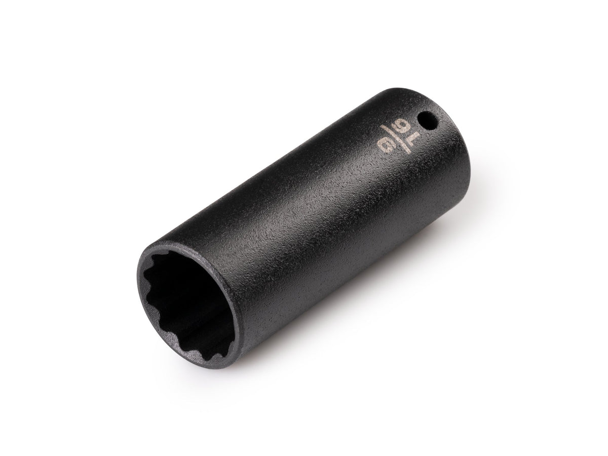 1/4 Inch Drive x 9/16 Inch Deep 12-Point Impact Socket