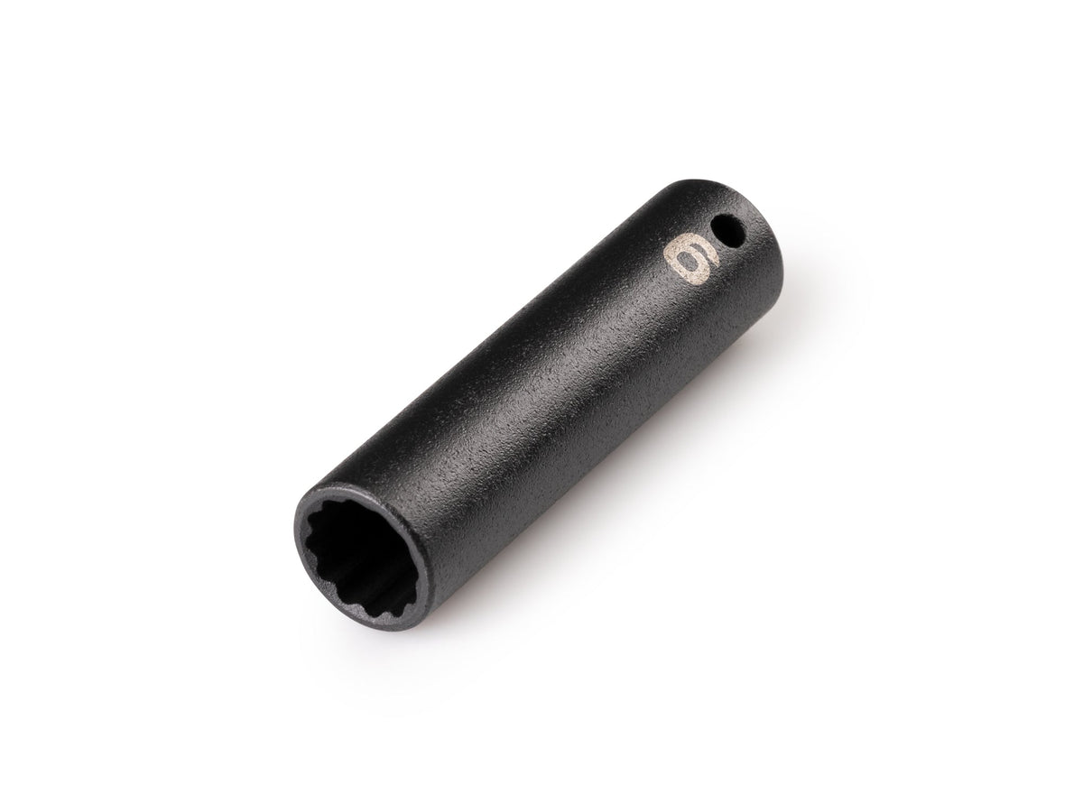 1/4 Inch Drive x 9 mm Deep 12-Point Impact Socket