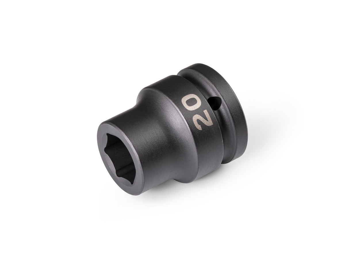 3/4 Inch Drive x 20 mm Shallow 6-Point Impact Socket