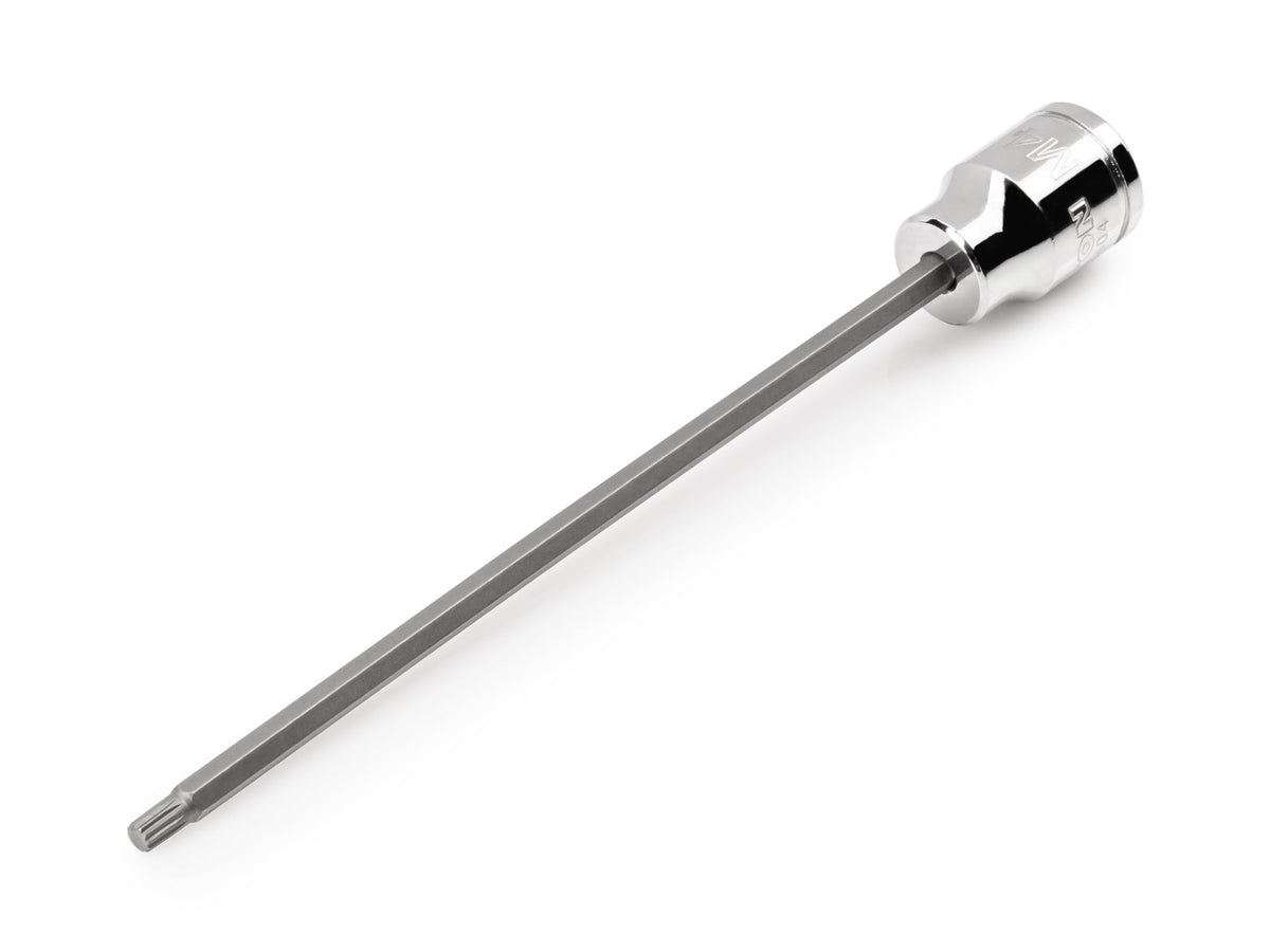 3/8 Inch Drive x M4 Long Triple Square Bit Socket