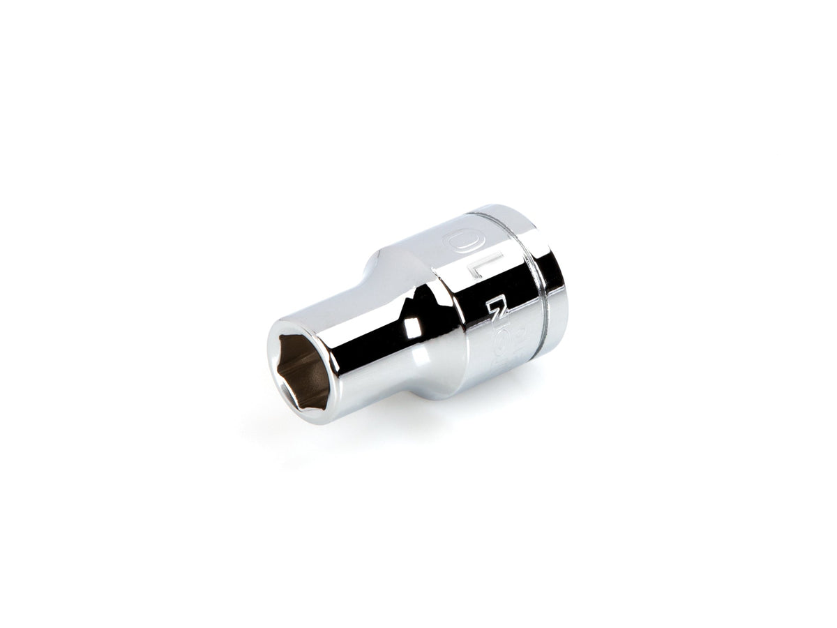 1/2 Inch Drive x 10 mm Shallow 6-Point Socket