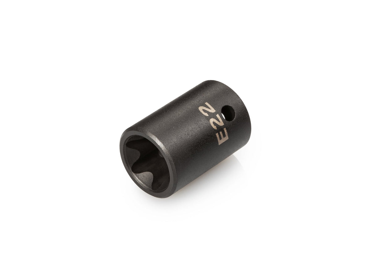 1/2 Inch Drive x E22 Shallow External Star Impact Socket