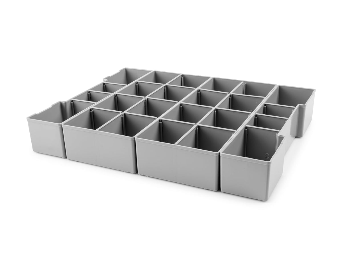 Organizer Bin Set for Shallow Stacking Tool Box, L-BOXX 1 (4-Piece)