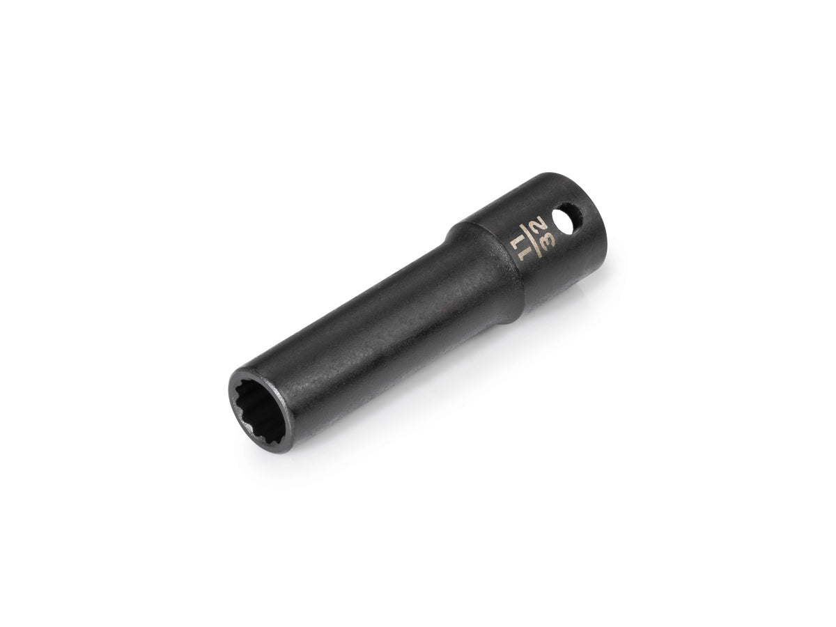 3/8 Inch Drive x 11/32 Inch Deep 12-Point Impact Socket